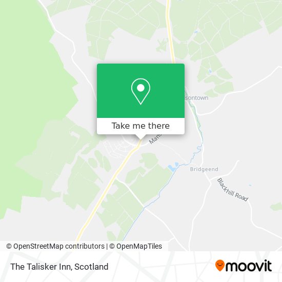 The Talisker Inn map