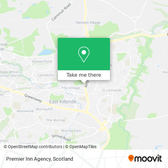 Premier Inn Agency map