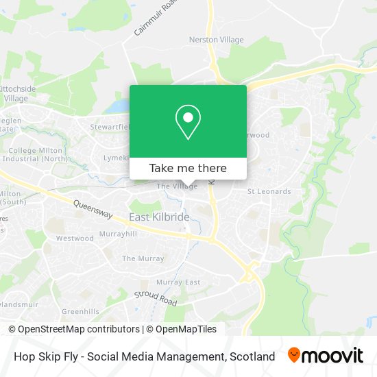 Hop Skip Fly - Social Media Management map