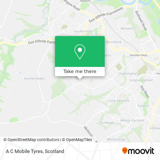 A C Mobile Tyres map