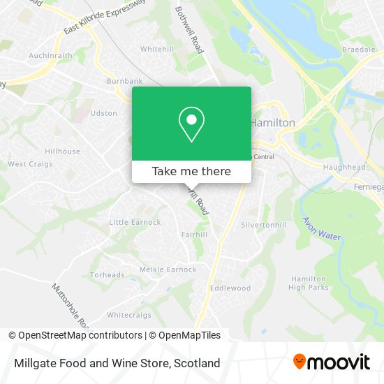 Millgate Food and Wine Store map