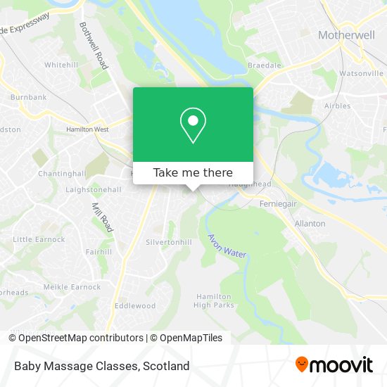 Baby Massage Classes map