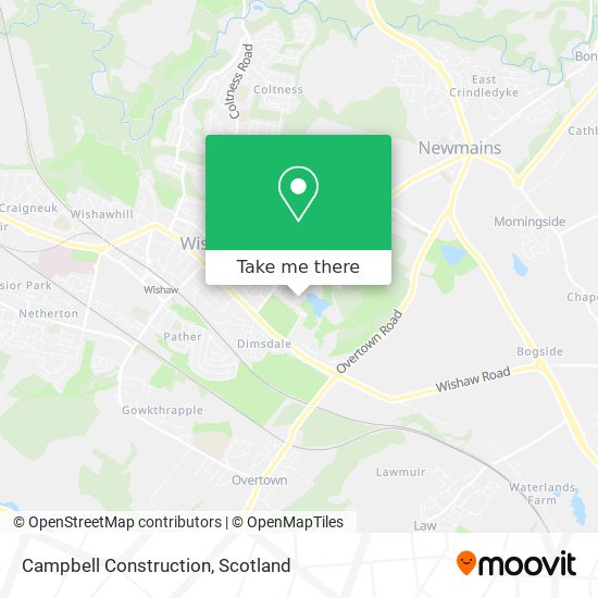 Campbell Construction map