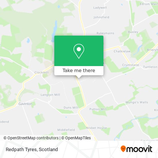 Redpath Tyres map