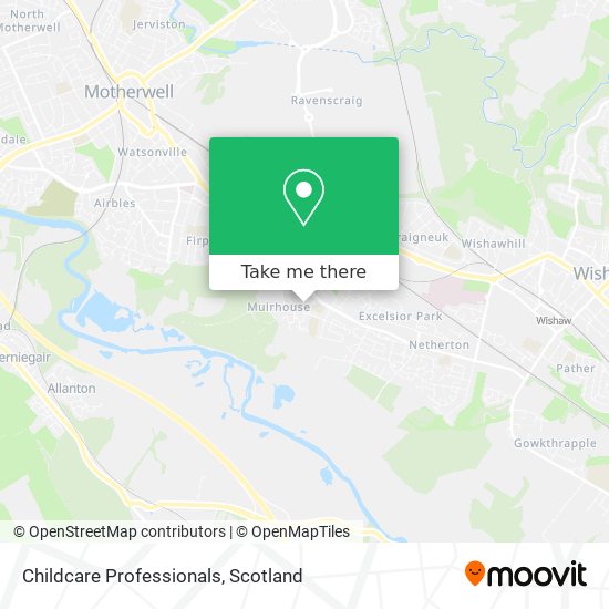 Childcare Professionals map