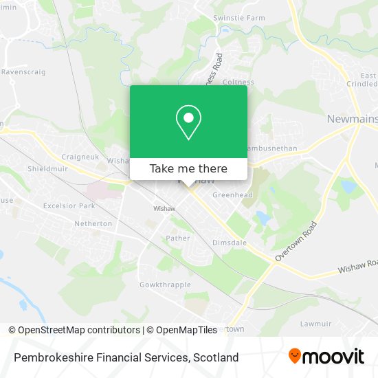 Pembrokeshire Financial Services map