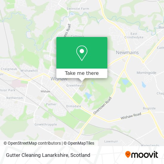 Gutter Cleaning Lanarkshire map