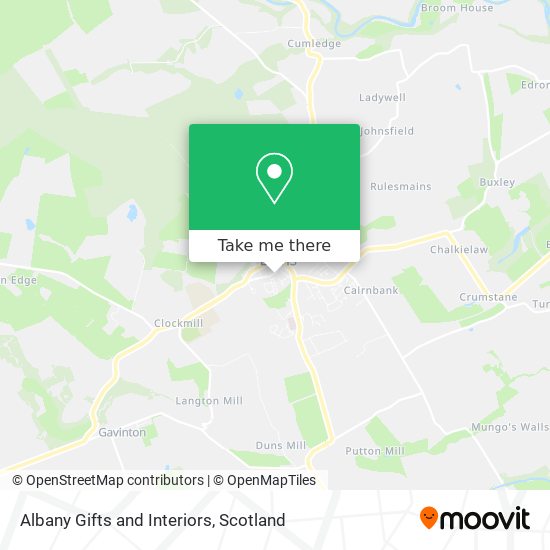 Albany Gifts and Interiors map