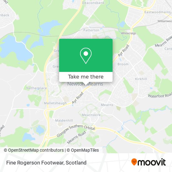 Fine Rogerson Footwear map