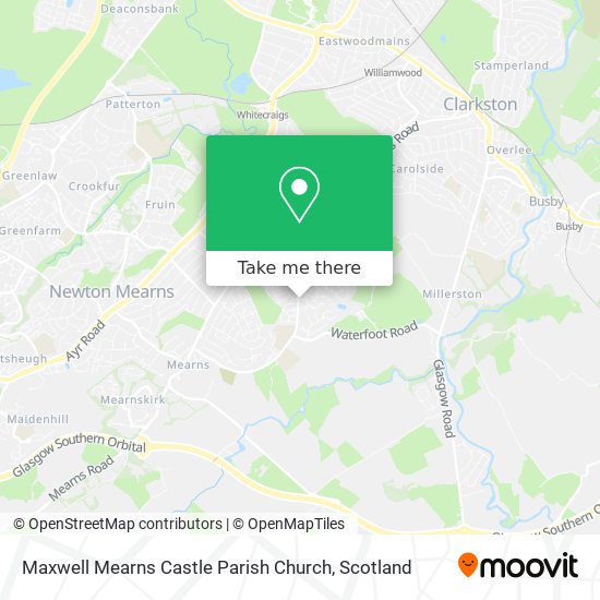 Maxwell Mearns Castle Parish Church map