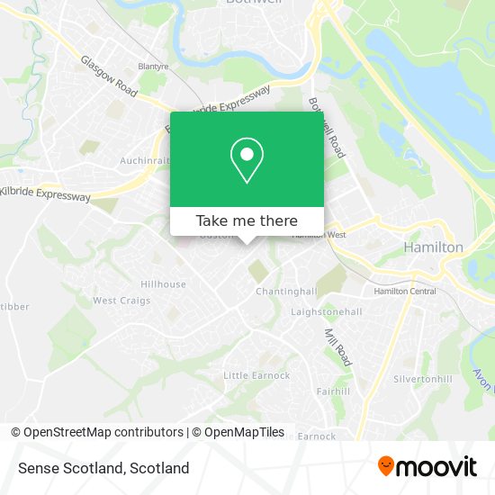 Sense Scotland map