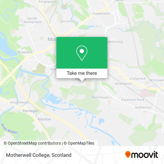 Motherwell College map
