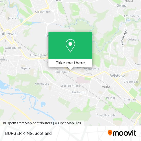 BURGER KING map