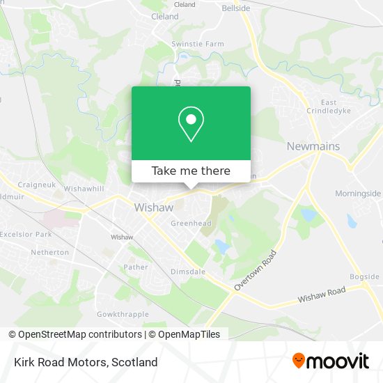 Kirk Road Motors map