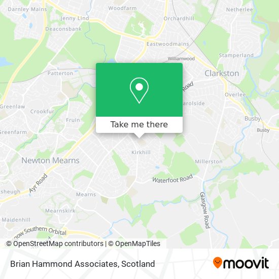 Brian Hammond Associates map