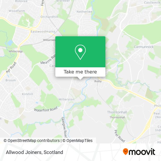 Allwood Joiners map