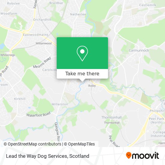 Lead the Way Dog Services map