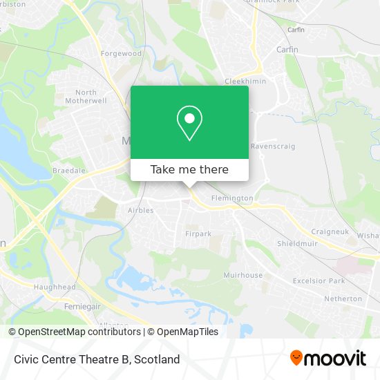 Civic Centre Theatre B map