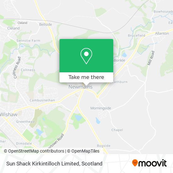 Sun Shack Kirkintilloch Limited map