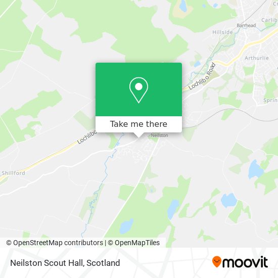 Neilston Scout Hall map