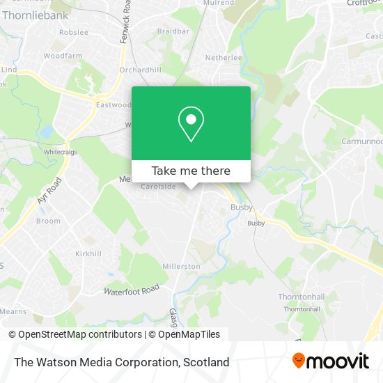 The Watson Media Corporation map