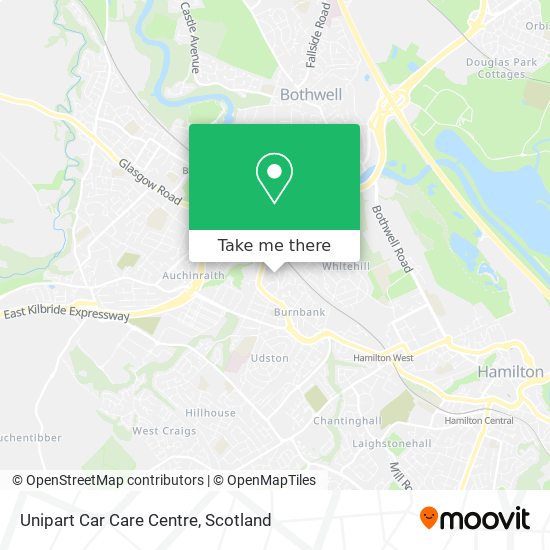 Unipart Car Care Centre map