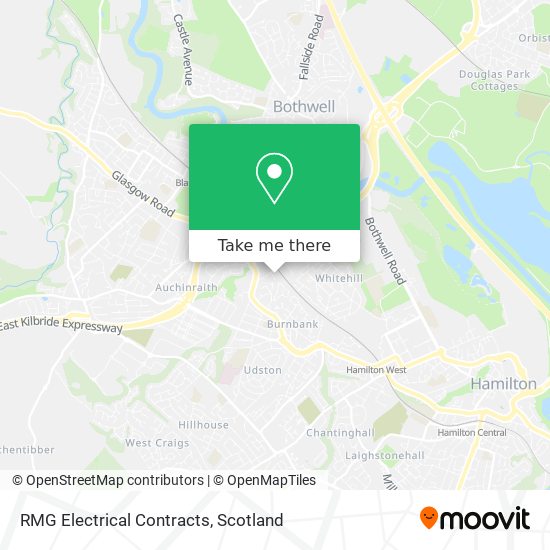 RMG Electrical Contracts map