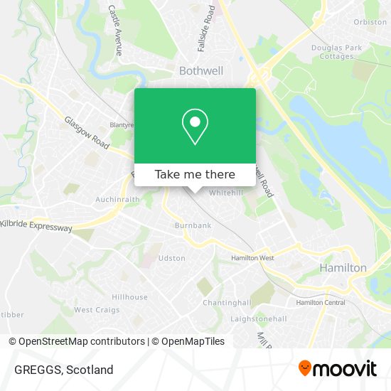 GREGGS map