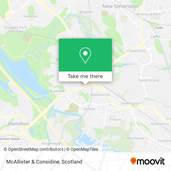 McAllister & Considine map