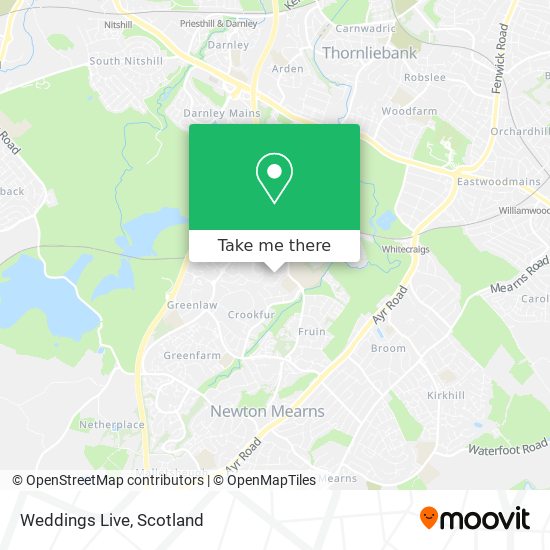 Weddings Live map