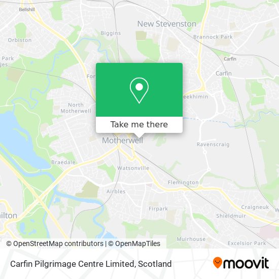 Carfin Pilgrimage Centre Limited map