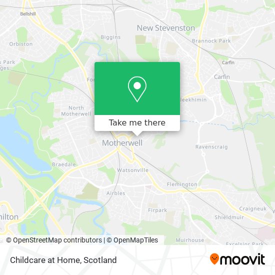 Childcare at Home map