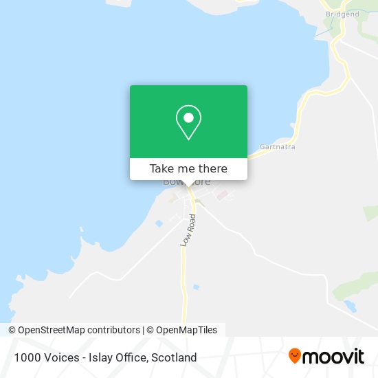 1000 Voices - Islay Office map