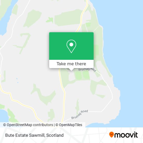 Bute Estate Sawmill map