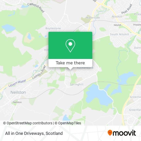 All in One Driveways map
