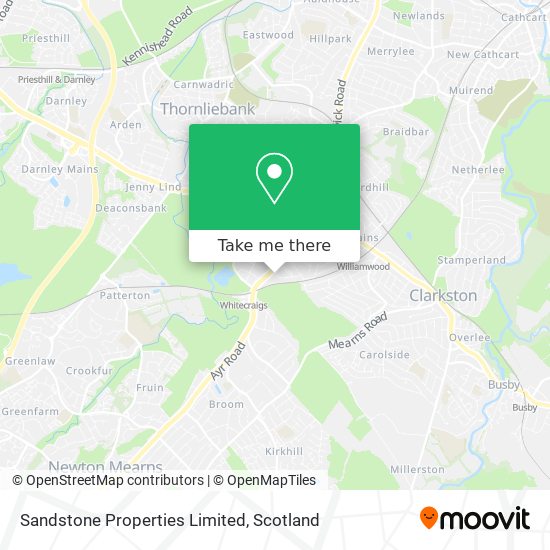 Sandstone Properties Limited map