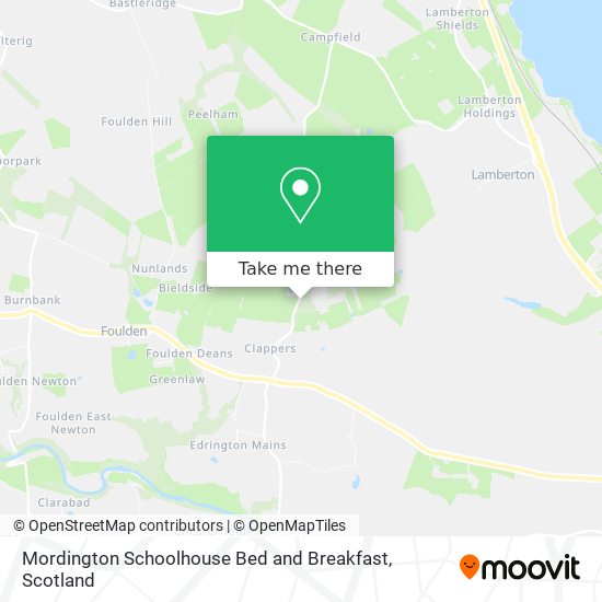 Mordington Schoolhouse Bed and Breakfast map