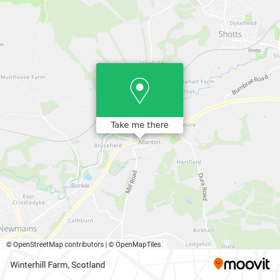 Winterhill Farm map