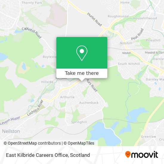 East Kilbride Careers Office map