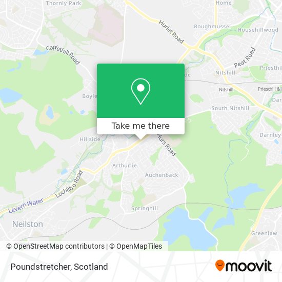 Poundstretcher map