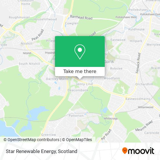 Star Renewable Energy map