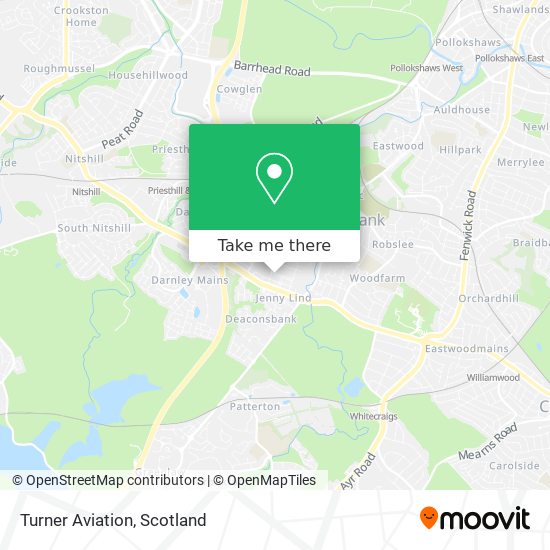 Turner Aviation map