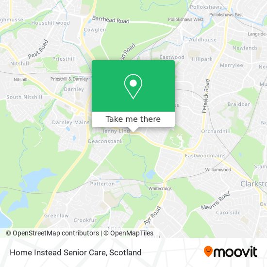 Home Instead Senior Care map