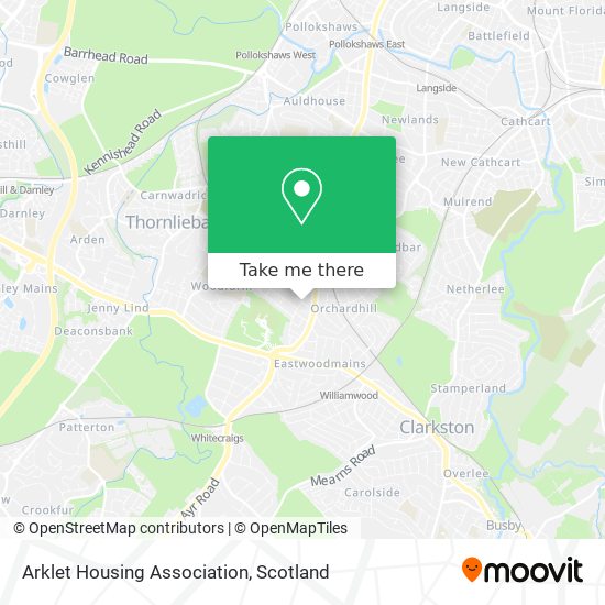 Arklet Housing Association map