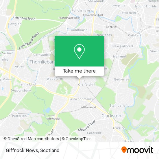 Giffnock News map