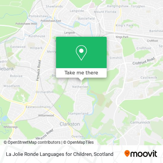 La Jolie Ronde Languages for Children map