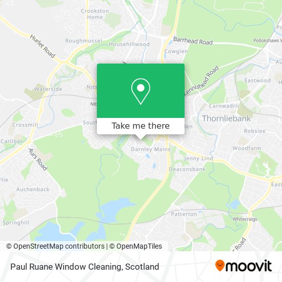 Paul Ruane Window Cleaning map