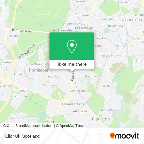 Elior Uk map