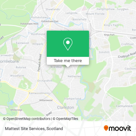 Mattest Site Services map