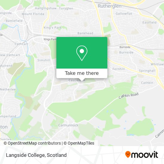 Langside College map